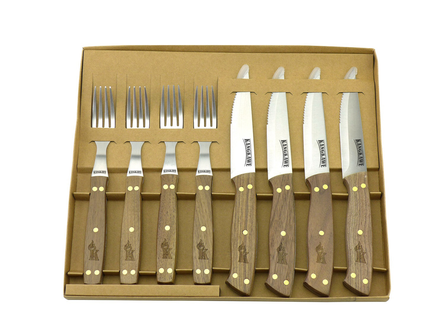 SET CUCHILLOS + TENEDORES X 4