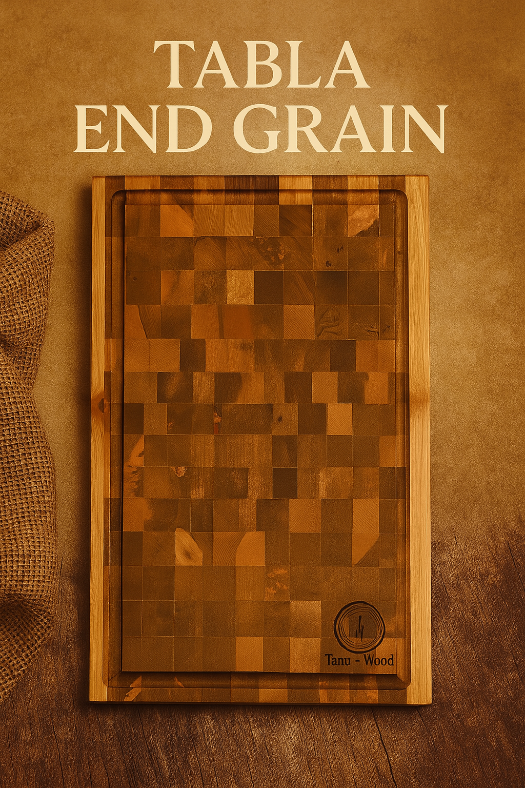 Tabla Pro End Grain de Tanu-Wood