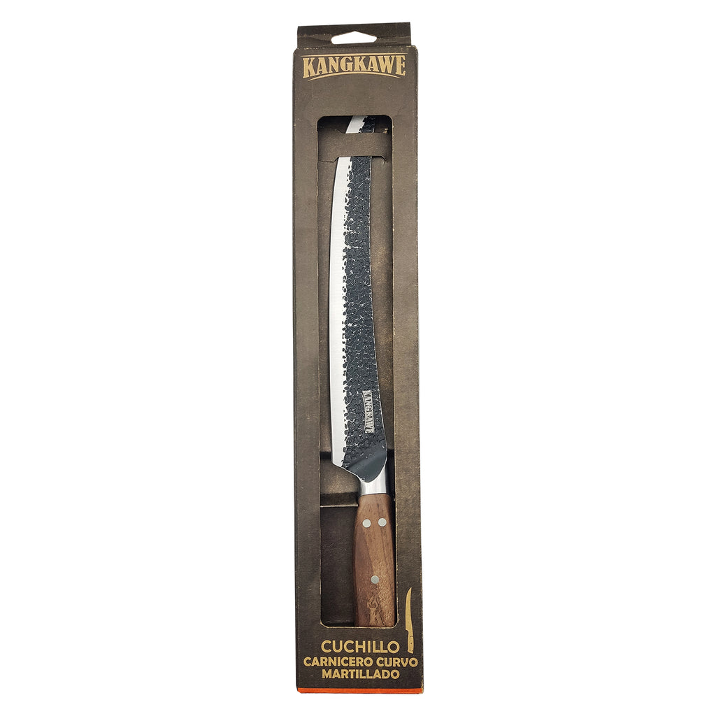 CUCHILLO 10 CARNICERO CURVO MARTILLADO