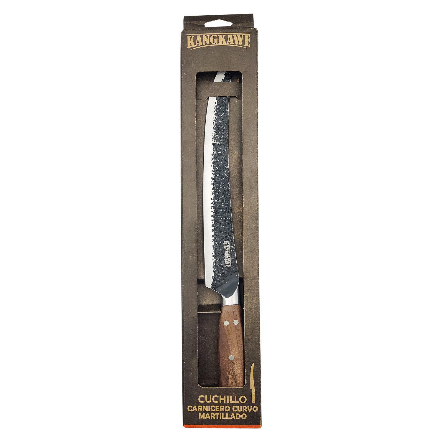 CUCHILLO 10 CARNICERO CURVO MARTILLADO